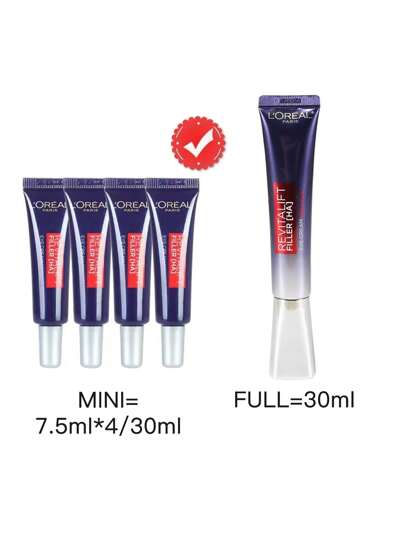 L'Oreal كريم للعين والوجه والرقبة من لوريال باريس [مينى] فيليرل ريفايتاليفت [حمض الهيالورونيك] 7.5 مل * 4