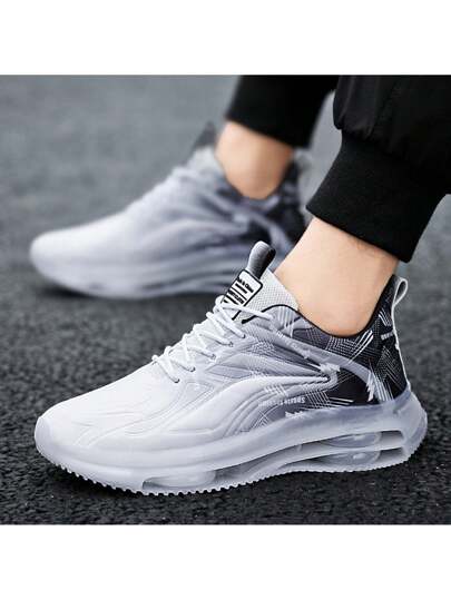 أحذية رياضية للرجال بطراز الشارع، ماصة للصدمات، مريحة، مقاومة للانزلاق، أحذية رياضية، مناسبة للأنشطة الخارجية، رائعة للملابس الرياضية الكاجوال
