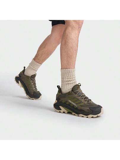 Merrell أحذية الجري في الهواء الطلق للرجال MOAB SPEED 2 ، خفيفة الوزن ، متينة ، مقاومة للانزلاق