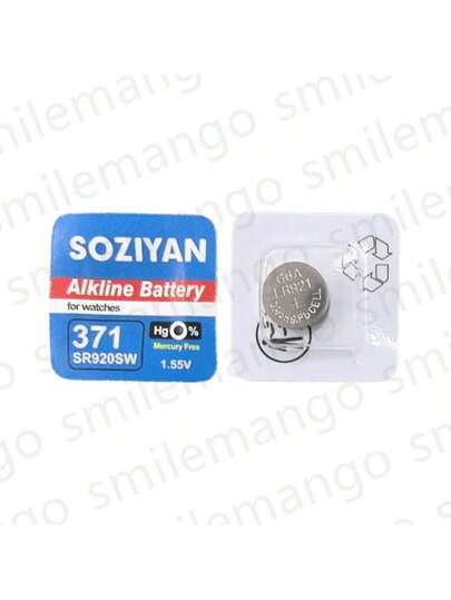 بطارية قلوية أصلية من SOZIYAN AG6 371 SR920SW جديدة 2024، بطاريات أزرار LR920 SR927 171 370 L921 LR69 SR920 ساعة لعبة جهاز تحكم عن بعد بطارية خلية عملات بتغليف مستقل، 5-100 قطعة