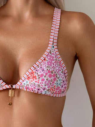 Swim Mod مجموعة بيكيني رائعة للنساء بطبعات زهرية مثيرة للصيف والشاطئ