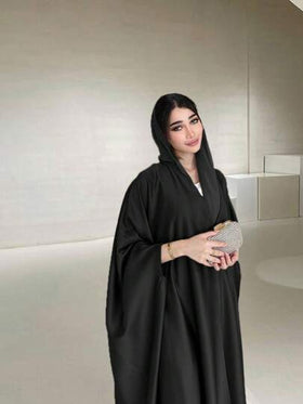 عباءة أنيقة عصرية ناعمة ذات أكمام خفيفة على شكل خفاش