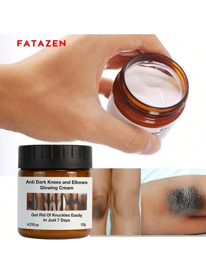 FATAZEN كريم مرطب للجسم المتطرف الطبيعي لجعل الركبتين والمرفقين خاليًا من التجاعيد، يحتوي على فيتامين سي القوي لجسم مرهم للوجه والجسم