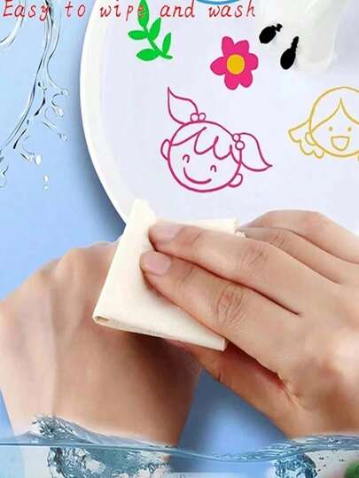 أقلام رسم بالماء السحرية 8/12 قطعة مع حبر طافٍ، أقلام تلوين ملونة للعب الأطفال التعليمي، مناسبة للرسم (لون بعض الأجزاء عشوائي)