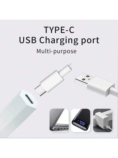 مصباح أظافر LED محمول بشاشة عرض واحدة مع شاحن USB لجفاف طلاء الأظافر بالجل، مناسب لفن الأظافر للأنماط المنزلية مصباح الأظافر