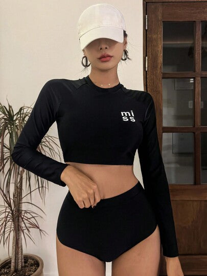 طقم تانكيني حريمي DAZY ملابس سباحة كاميسول للنساء، خال من نقشات، أكمام سباغيتي، مناسب للاستخدام في النوادي الصحية/المنتجعات/الأنشطة الرياضية/الترفيه الصيفي