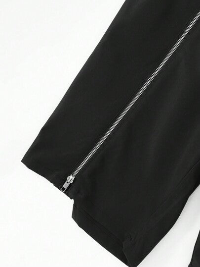 SHEIN سروال صيفي قصير للأولاد بسحاب للإغلاق