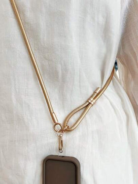 سيور هاتف من جلد البولي يوريثان، قابل للتعديل والسحب، حامل هاتف متعدد الاستخدامات، متين وقابل للحمل، للأزواج