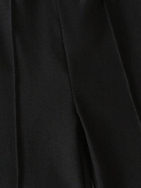SHEIN Elladie kids بنطلون فتيات واسع الساق الصلب للإرتداء اليومي