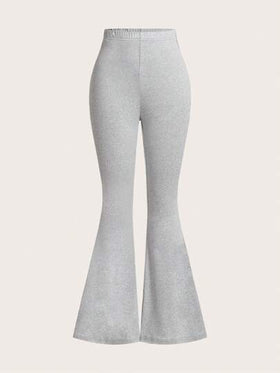 SHEIN EZwear 3 قطع للمرأة بنطلون صيف وخريف برباط خصر عالي مناسب القياس مزخرف بأزهار