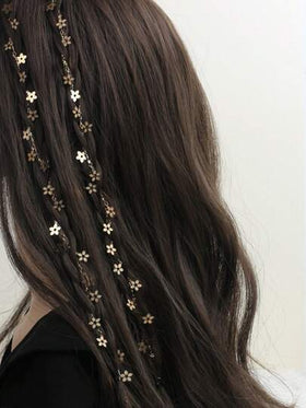 قطعتان مشبك شعر مزين بالزهور والسلاسل، أسلوب بوهيمي لعيد الحب، مشابك شعر، أغراض المدرسة، ملابس العطلات للنساء، إكسسوارات الشعر، إكسسوارات الرأس