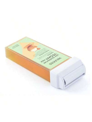 WAXKISS عبوة هدايا تحتوي على 4 عبوات من عصي الشمع واكس كيس، 100 جرام لكل عبوة، عصي الشمع من نوع الرولر لإزالة الشعر في المنزل، الشمع الناعم باللون العسلي ذو درجة حرارة منخفضة، إعادة الشمع، إزالة الشعر في المنزل دون ألم، مناسب لكل الأجناس، آمن وفعال،...