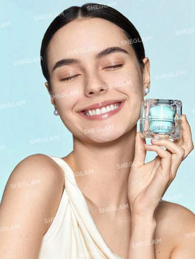 SHEGLAM برايمر جلاسير جلو لتنعيم البشرة، برايمر مرطب يدوم طويلاً، خالٍ من المسام، للتحكم في الزيوت، مشتقات طبيعية، برايمر للوجه قبل المكياج علامة تجارية جمال مكياج ميكب مستحضرات تجميل للنساء الفتيات مثالي لفصل الشتاء الربيع مثالي ل- Y2K أزياء أنيقة رمض...