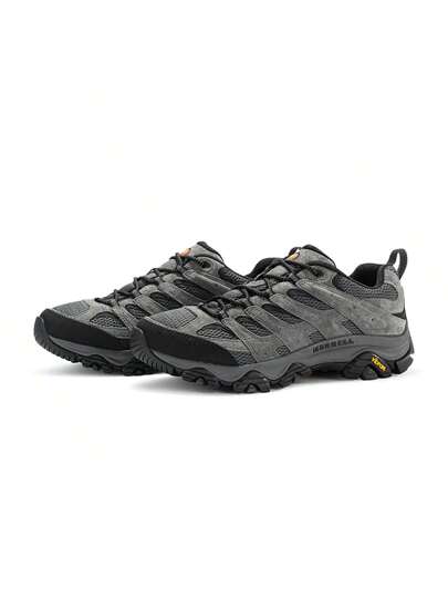 Merrell حذاء مشي للرجال من ماركة ميريل Moab 3 منخفض الارتفاع، حذاء تسلق للهواء الطلق، مقاوم للاهتراء، غير قابل للانزلاق، يمتص الصدمات