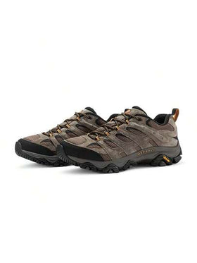 Merrell حذاء مشي للرجال من ماركة ميريل Moab 3 منخفض الارتفاع، حذاء تسلق للهواء الطلق، مقاوم للاهتراء، غير قابل للانزلاق، يمتص الصدمات