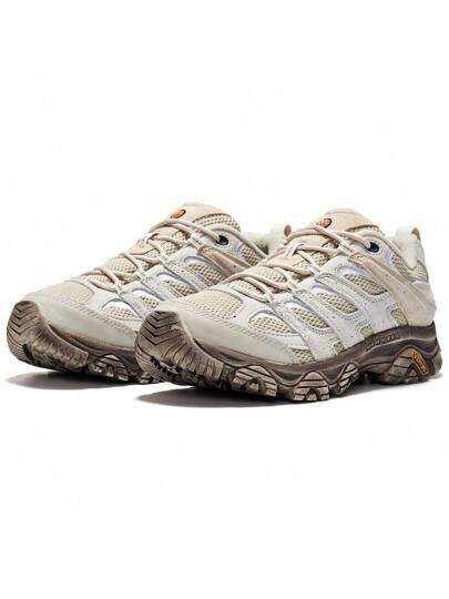 Merrell حذاء مشي للرجال من ماركة ميريل Moab 3 منخفض الارتفاع، حذاء تسلق للهواء الطلق، مقاوم للاهتراء، غير قابل للانزلاق، يمتص الصدمات