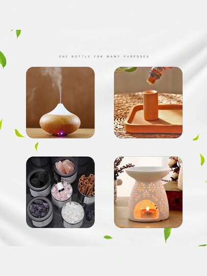 رمضان زينة رمضان 1/2قطعة من زيت عطري أساسي طبيعي ، برائحة زهرية منعشة وأنيقة، للمبخرات ، العناية المنزلية ، صنع الشموع ، العطور ، العلاج بالعطور الأساسية ، المرطبات ، الهدايا