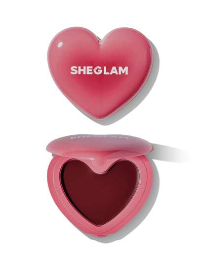 SHEGLAM أحمر خدود Playing Cupid Cream Blush-Emotion 7 Shades متعدد الاستخدامات بلون البرقوق الداكن للشفاه والخدود، كريم شفاه غير دهني قابل للمزج، غير قابل للتلاشي، ذو لمسة نهائية حريرية طبيعية، مكياج وجه غير دهني حمره بلشر علامة تجارية جمال مكياج ميكب مست