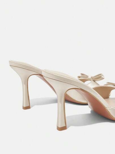CUCCOO CHICEST نعال نسائية أنيقة بأصابع مدببة، وكعب رفيع وعقدة، صنادل بكعب عال مناسبة للعطلات، أحذية صيفية مخفضة، صنادل أنيقة لعيد الميلاد والخريف و السنة الجديدة