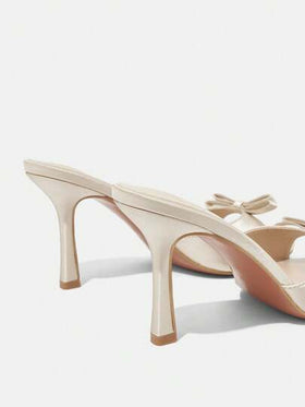 CUCCOO CHICEST نعال نسائية أنيقة بأصابع مدببة، وكعب رفيع وعقدة، صنادل بكعب عال مناسبة للعطلات، أحذية صيفية مخفضة، صنادل أنيقة لعيد الميلاد والخريف و السنة الجديدة