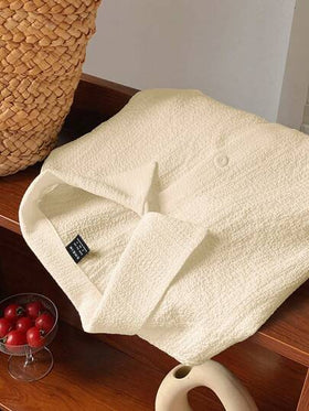 Comfortcana قميص محصول للنساء محبوك بلون المشمش