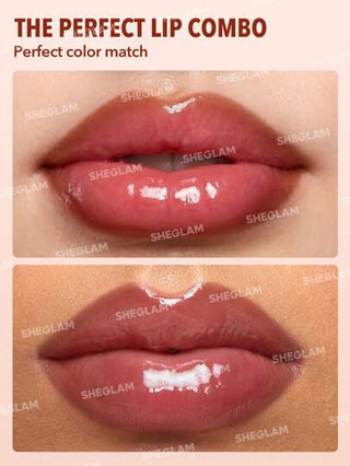 SHEGLAM قلم تحديد الشفاه واللمعان ليب رولز من بلاي فير 2 في 1 أحمر شفاه سائل مرطب عالي الصبغة مجموعة الشفاه مرطب يقلل من الخطوط الدقيقة على الشفاه مكياج الشفاه عيد الأب التخرج عيد الميلاد العطلة الربيع الصيف Y2K فاخر أزياء مكياج مستحضرات التجميل حفل...