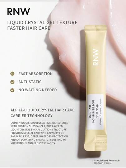 RNW قناع شعر مرطب ناعم 6 قطع DER. HAIR