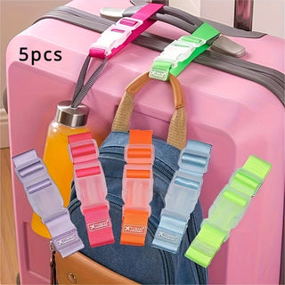 مقبض سترة حزام الأمتعة من Add-A-Bag، أحزمة الأمتعة وأحزمة الأمتعة وإكسسوارات السفر - اجعل يديك حرة، وسهلة حمل حقائبك الإضافية