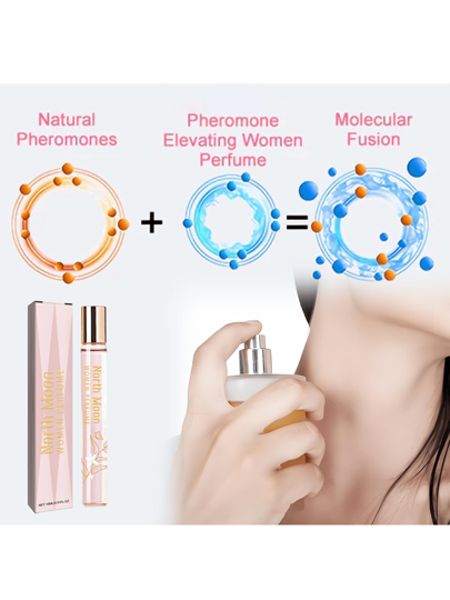 زجاجة عطر 15 مل عطر نسائي بنسمة زهرية، عطر استرولي سهل الاستخدام بتركيبة زيوت عطرية أساسية، رائحة خفيفة طويلة الأمد تنبعث بجاذبية أنثوية، عطر محمول للاستخدام الجنسين، علبة صغيرة محفورة بورق كبريتي عالي الجودة