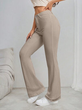 SHEIN Tall جينز كاجوال مع جيوب للسيدات، مرن