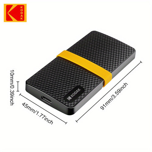 بطاقة ذاكرة KODAK X200 عالية السرعة - 128 جيجابايت/256 جيجابايت/512 جيجابايت، متينة ومقاومة للبلى، مثالية للهواتف الذكية والأجهزة اللوحية والكاميرات