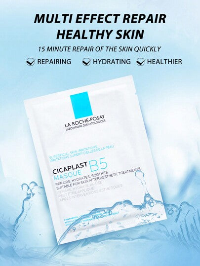 La Roche-Posay قناع لارش بوزيه سيكابلاست ب 5 ماسك وجه 10 حبات/علبة. ماسك وجه أوراق مرطب، فيتامين ب 5 للبشرة الحساسة. ماسك أوراق سيكابلاست ب 5 شديد الترطيب والتخفيف للبشرة، مثري بفيتامين ب 5 (بانثينول)، مصمم للبشرة الحساسة ومناسب للاستخدام بعد...