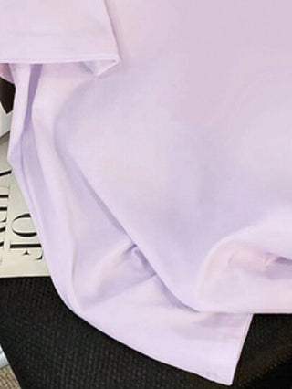 ملابس بناتي ملابس علوية T-Shirt علوي مريح وعصري للفتيات المراهقات، مطبوع برسم سيارة سباق إبداعي