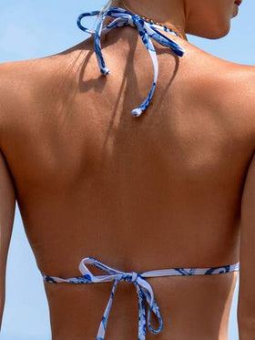 Swim Lushoire بدلة سباحة قطعة واحدة للنساء مفرغة الخلف بطبعة زهرية صيفية