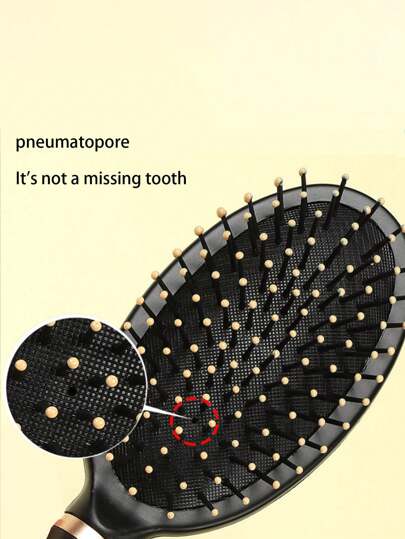 فرشاة شعر بلاستيكية، فرشاة تسريح، فرشاة تدليك، فرشاة مجفف الشعر للشعر السميك/المجعد/الناعم/الطويل/القصير، مناسبة للنساء والرجال، مضادة للكهرباء الساكنة، أداة تدليك الشعر، العناية المنزلية بالشعر، SPA، عودة إلى المدرسة، مستلزمات السفر والعطلات، اكسسوارا...