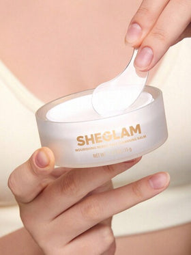 SHEGLAM بلسم تنظيف الوجه المغذي بزهرة النيرولي 35 جرام كريم إلى زيت فيتامين سي بلسم تنظيف يذوب المكياج منظف للوجه مزيل المكياج علامة تجارية جمال مكياج ميكب مستحضرات تجميل للنساء الفتيات مثالي لفصل الشتاء الربيع مثالي ل- Y2K أزياء أنيقة رمضان هدية حفلة...
