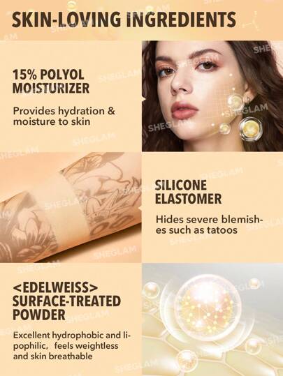 SHEGLAM كريم إخفاء العيوب Rapid Retouch Cream Concealer-فانيليا دافئة كريم إخفاء العيوب Rapid Retouch Cream Concealer-فانيليا دافئة كريم إخفاء العيوب Full Cover Cream Concealer يدوم طويلاً مفتح/مُشرق تغطية كاملة/تغطية عالية مصحح خفيف الوزن يدوم طوال...