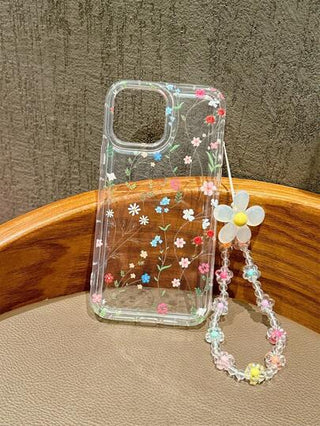 حافظة شفافة مزودة بسلسلة معدنية متوافقة مع iPhone 14، حافظة هاتف من مادة TPU الناعمة والمضادة للسقوط، متوافقة مع iPhone 13 Pro Max/12/11