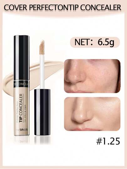 the SAEM غطاء الكمال نقطة المصحح، 6.5جم، خيارات متعددة الألوان لتغطية العيوب والهالات السوداء وتوهج البشرة