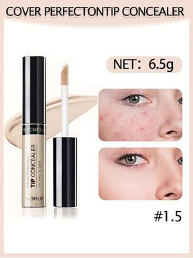 the SAEM مصحح العيوب، متوفر بعدة ألوان، يغطي العيوب والهالات السوداء، يضفي إشراقة على لون البشرة، 6.5جم