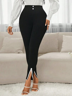 SHEIN Lady سروال ضيق للنساء ، ملابس للنساء الطويلات ، بدلات مهرجان مشتركة للصيف ، ملابس صيفية ، بدلات مهرجان الجرعة ، فساتين طويلة للنساء ، فستان حفل الزفاف ، فساتين صيفية للنساء