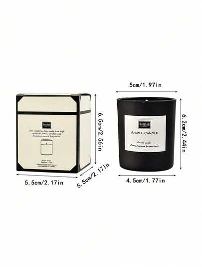 شمعة معطرة من شمع الصويا بدون دخان، عطر دائم للغرفة، ألوان وروائح غنية لتغمرك في عالم الزهور