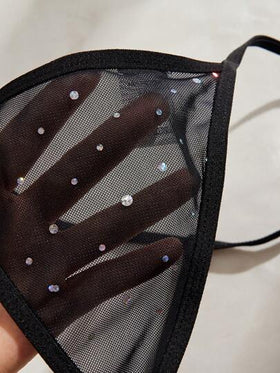 SHEIN فستان سهرة مثير من قطعتين للنساء مكون من قطعة علوية من الدانتيل وقطعة سفلية