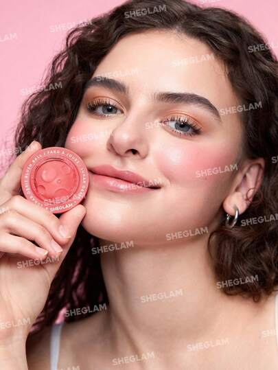 SHEGLAM أحمر خدود Lunar Orbit Blush Ball-Delight Cream أحمر خدود غير قابل للتلاشي متعدد الاستخدامات على شكل سفينة فضاء صبغة طبيعية غير دهنية قابلة للمزج مكياج الوجه عيد الأب التخرج عيد الميلاد العطلة الربيع الصيف Y2K فاخر أزياء مكياج مستحضرات...