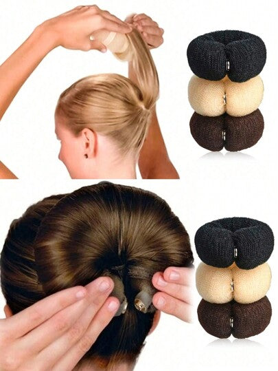 قالب شعر دونات قطعة واحدة، صانع شكل دونات رغيف الشعر من الرغوة DIY بقطر 17 سم، اكسسوار تسريحة شعر للنساء، للخريف، للسفر، أدوات شعر، اكسسوارات شعر للنساء، أشياء شعر، الخريف، اكسسوارات شعر للنساء، أدوات شعر، أشياء شعر، أشياء، اكسسوارات تجميل، هدايا، سفر،...