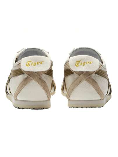 Onitsuka Tiger Onitsuka Tiger MEXICO 66 جلد البقر، مريح، غير قابل للانزلاق ومقاوم للاهتراء، حذاء نمط حياة منخفض، نفس النمط للرجال والنساء، أصفر-أخضر 1183A201-124