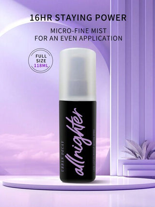 Urban Decay رذاذ تثبيت مكياج طويل الأمد All Nighter، يدوم لغاية 16 ساعة، خالٍ من الزيوت، تشطيب طبيعي 118مل / 4.0 أونصة سائلة