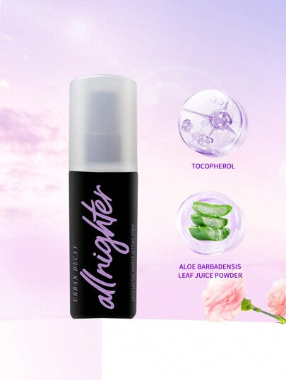 Urban Decay رذاذ تثبيت مكياج طويل الأمد All Nighter، يدوم لغاية 16 ساعة، خالٍ من الزيوت، تشطيب طبيعي 118مل / 4.0 أونصة سائلة
