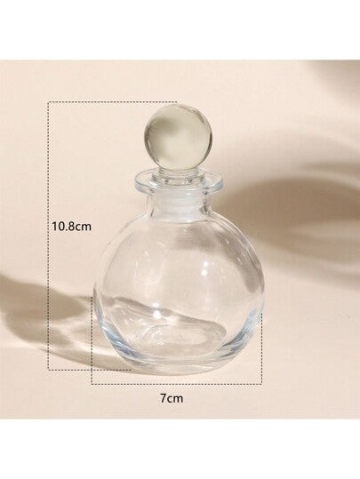زجاجة عطر من الزجاج سعة 3.38 أونصة، حاوية معطرة قابلة لإعادة التعبئة، بدون رائحة، وعاء زهور ديكوري لغرفة المعيشة