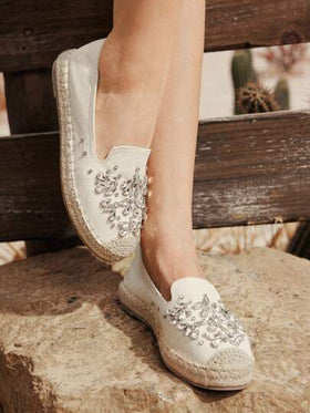Styleloop أحذية نسائية مسطحة سهلة الارتداء، بأسلوب بوهيمي، أمريكي رجعي، بوهيمي، غربي، لحفلات الموسيقى، ملابس الحفلات